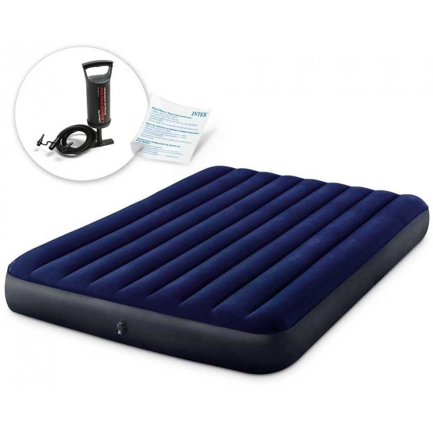 Intex inflatable mattress 203x152x25 cm with