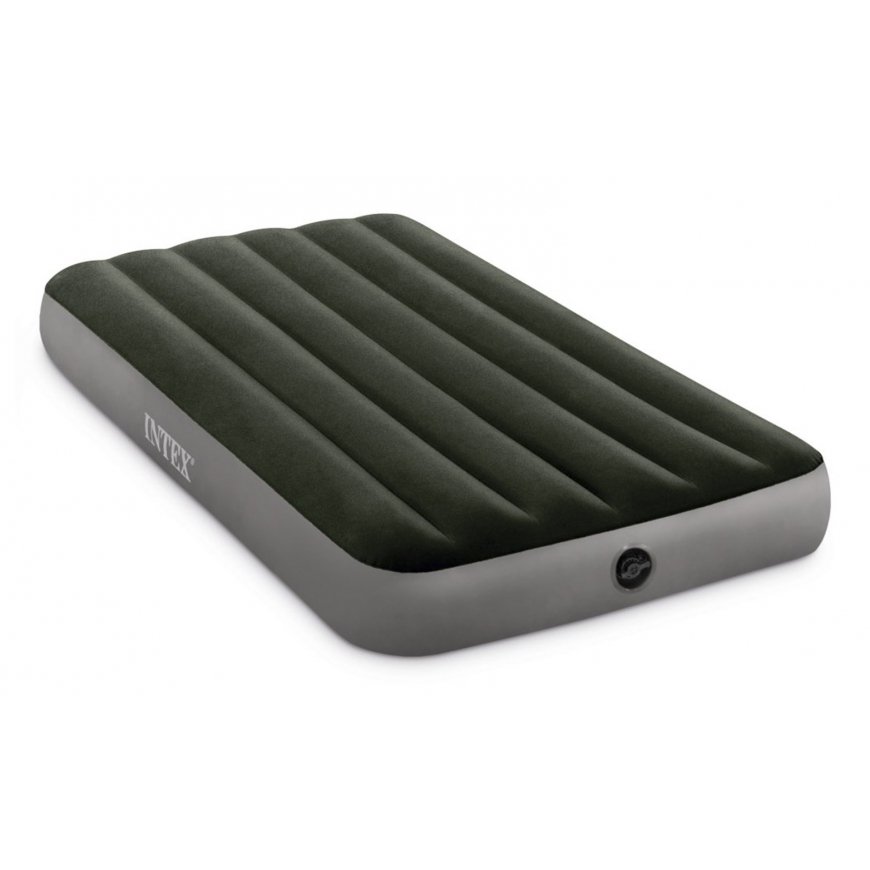 Intex Dura-Beam Standard Prestige Downy Одноместный матрас Темно-зеленый