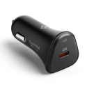 SPIGEN ESSENTIAL EV301 1-PORT CAR CHARGER 30W Juodas SPIGEN ESSENTIAL EV301 1-PORT CAR CHARGER 30W Juodas