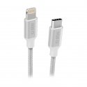 SBS TECABLELIGTC1BW lightning cable 1 m Silver