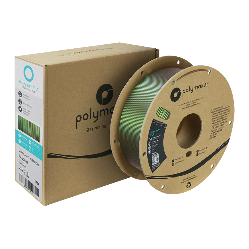 Polimaker Polimaker PolyLite PLA Starlight - 1kg - 1.75mm - Meteor – 3