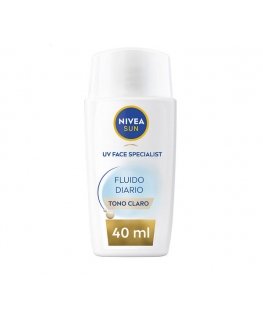 Nivea DAILY SUN FLUID facial protection SPF50+ light tone 40 ml