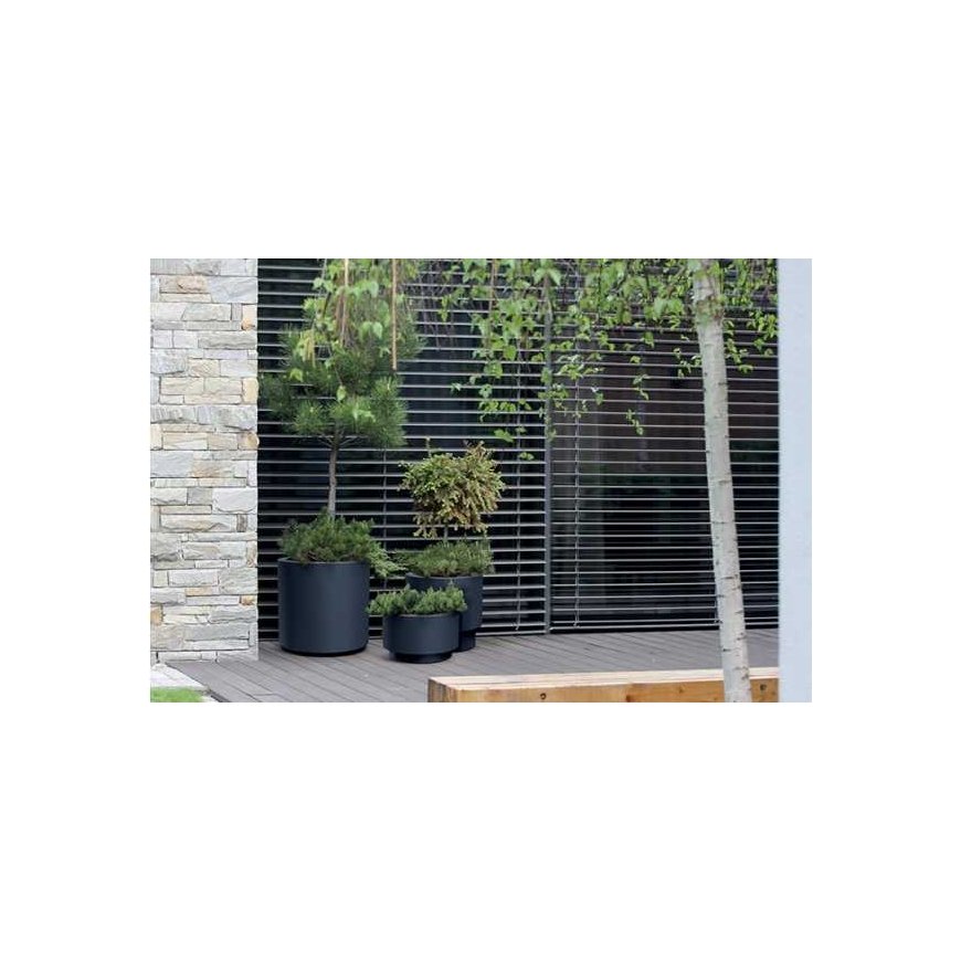 Sodo vazonas su įdėklu Heos 30 x 30 x 29 cm baltas PROSPERPLAST – 4