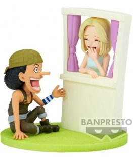 Banpresto One Piece Usopp & Kaya Log Stories figure 7cm
