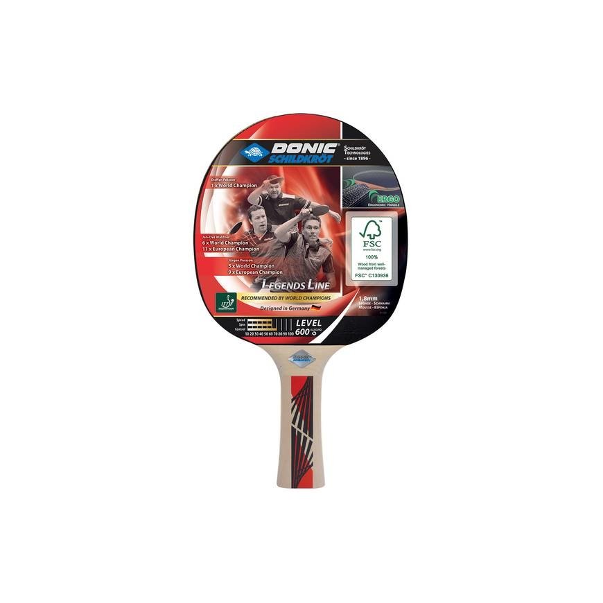Donic Schildkröt Legends 600 pöytätennispöytä Punainen, Puu