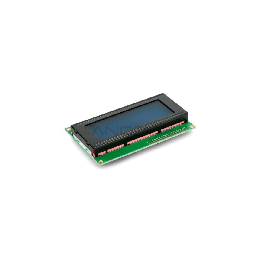 LCD display 4x20 characters blue - justPi