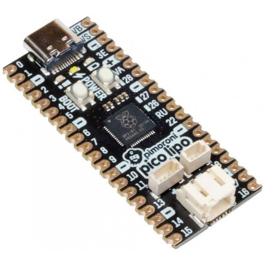 Pimoroni Pico LiPo 4MB - kortti RP2040 mikrokontrollerilla - Pimoroni PIM578