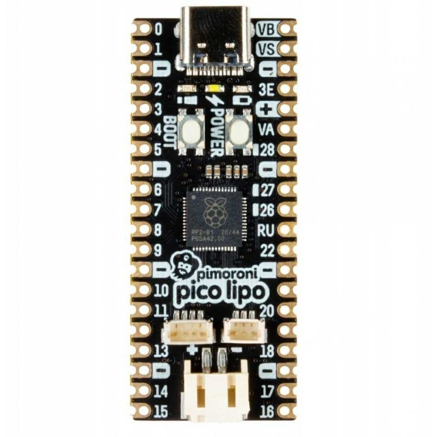 Pimoroni Pico LiPo 4MB - board with RP2040 microcontroller - Pimoroni PIM578 – 4