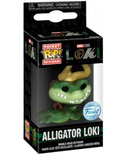Funko Pocket POP -avaimenperä Marvel Loki Alligaattori Loki