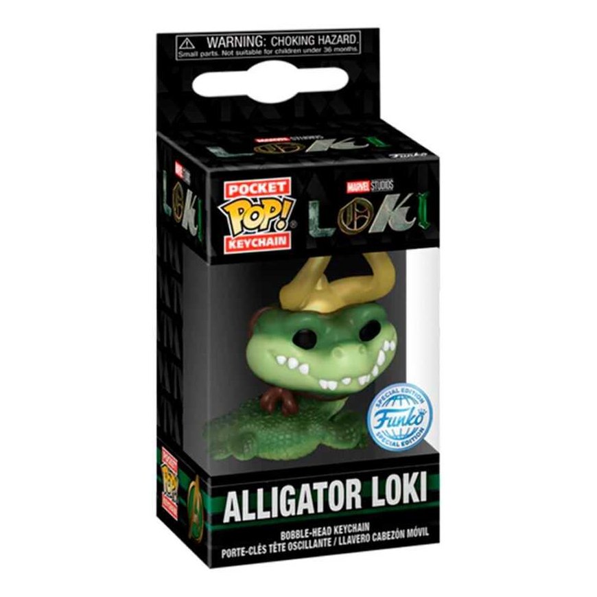 Funko Pocket POP Keychain Marvel Loki Alligator Loki