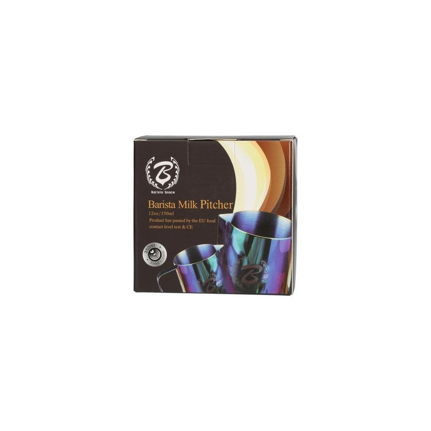 Barista Space - 350 ml Sandy Rainbow Milk Jug – 3