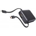 Swissten Power Bank 10000 mAh sisäänrakennetuilla USB-C- ja Lightning-kaapeleilla Swissten Power Bank 10000 mAh sisäänrakennetuilla USB-C- ja Lightning-kaapeleilla
