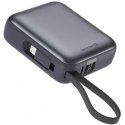 Swissten Power Bank 10000 mAh sisäänrakennetuilla USB-C- ja Lightning-kaapeleilla Swissten Power Bank 10000 mAh sisäänrakennetuilla USB-C- ja Lightning-kaapeleilla
