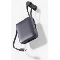 Swissten Power Bank 10000 mAh sisäänrakennetuilla USB-C- ja Lightning-kaapeleilla Swissten Power Bank 10000 mAh sisäänrakennetuilla USB-C- ja Lightning-kaapeleilla