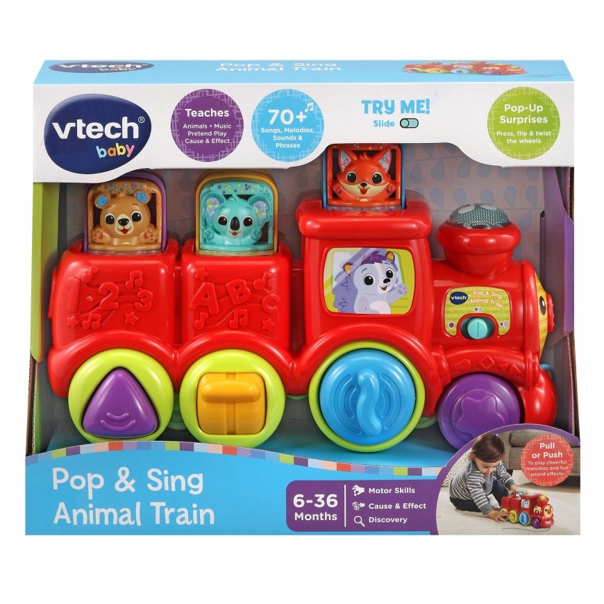 VTECH Muzikinis gyvūnėlių traukinukas