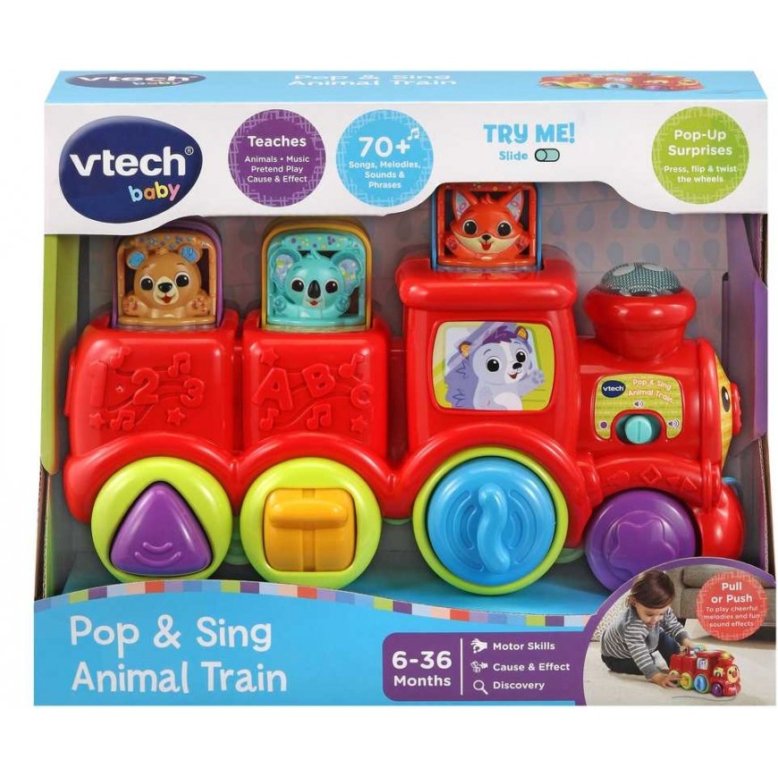 VTECH Muzikinis gyvūnėlių traukinukas – 3
