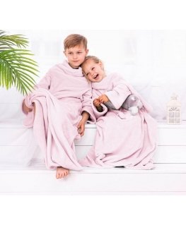 DecoKing Vaikiška antklodė lazykids pudra rožinė 90 x 105 cm