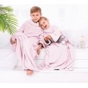 DecoKing Vaikiška antklodė lazykids pudra rožinė 90 x 105 cm