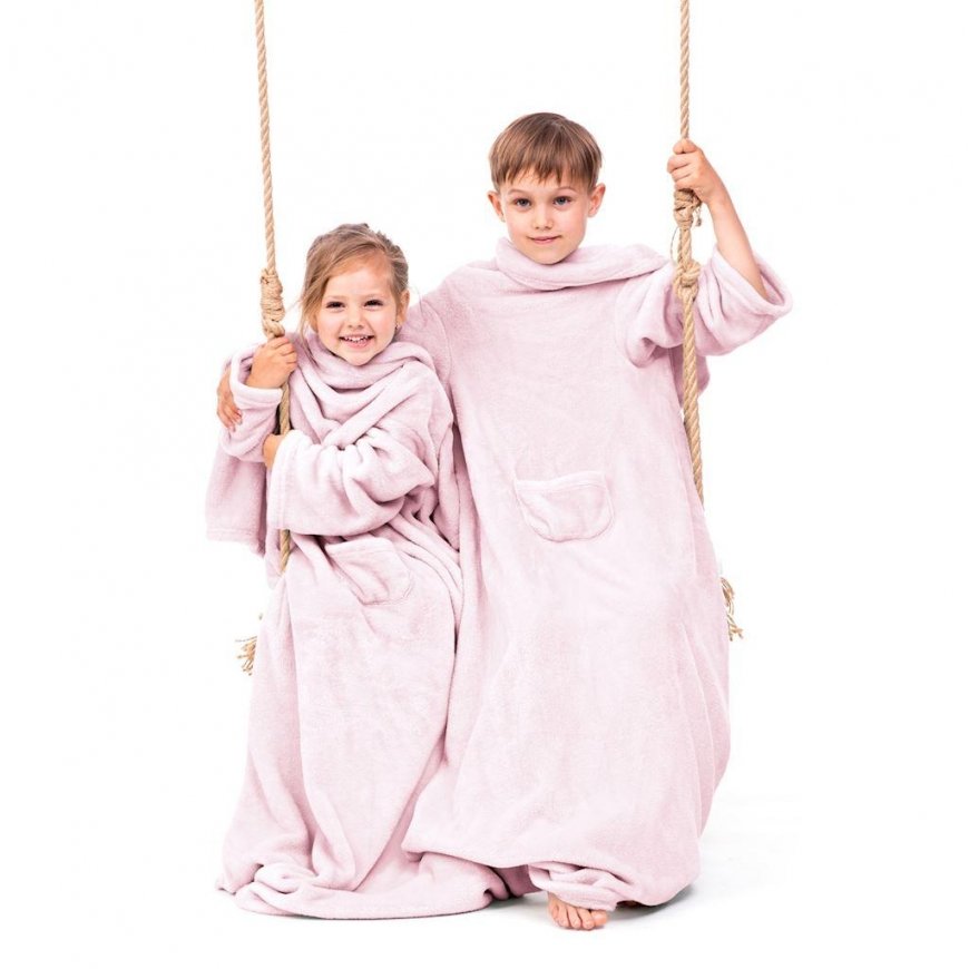 DecoKing Lasten peitto lazykids puuteri pinkki 90 x 105 cm – 4
