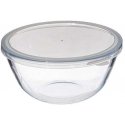 5five Simply Smart Glass Bowl with Lid, Clear Glass
