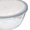 5five Simply Smart Glass Bowl with Lid, Clear Glass