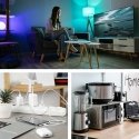 Qoltec Kostka zasilająca przedłużacz 6w1 with podświetlanym wzącznikie | 3x AC | 2x USB | 1x USB-C PD 20W | White Qoltec Kostka zasilająca przedłużacz 6w1 with podświetlanym wzącznikie | 3x AC | 2x USB | 1x USB-C PD 20W | White