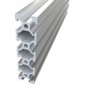 Drilled Openbuilds Aluminum Profile V-Slot 2080 Anodized Silver 250mm Drilled Openbuilds Aluminum Profile V-Slot 2080 Anodized Silver 250mm