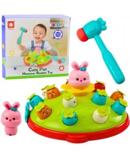 Lean Toys Interaktyvus žaidimas vaikams su šokinėjančiu zuikiu