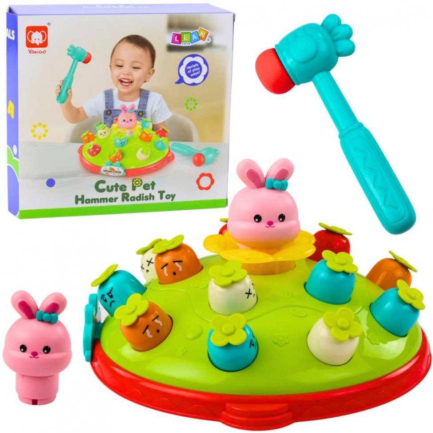 Lean Toys Interactive game for children with a jumping bunny
