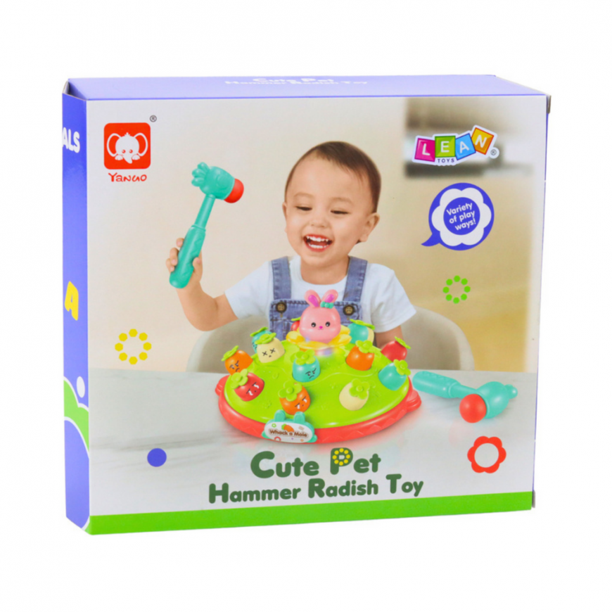 Lean Toys Interactive game for children with a jumping bunny – 4