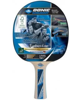 Donic Schildkröt Legends 700 table tennis equipment Blue, Wood
