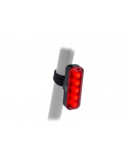 Author Rear Light XYRIUS Brake USB 400lm(black/red-lens)