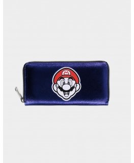 Nintendo Super Mario Summer Olympics AOP Zip Around Wallet Violet