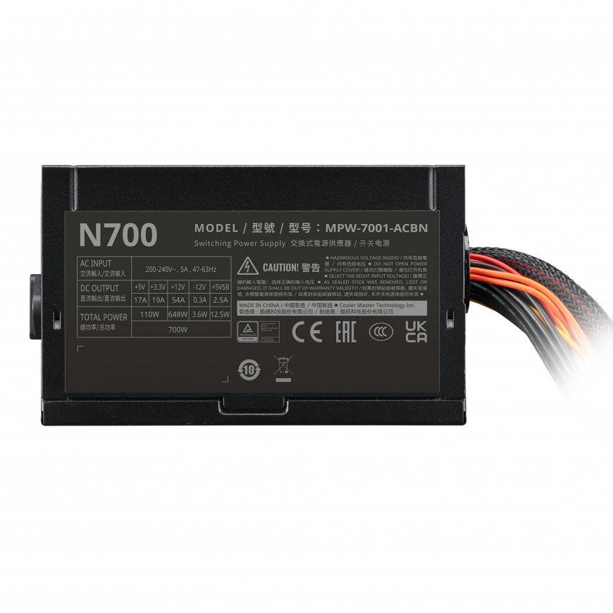 Cooler Master Elite NEX 230V 700 virtalähdeyksikkö 700 W 24-pin ATX ATX musta – 4