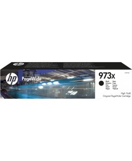 HP 973X, Оригинальный картридж PageWide увеличенной емкости, Черный