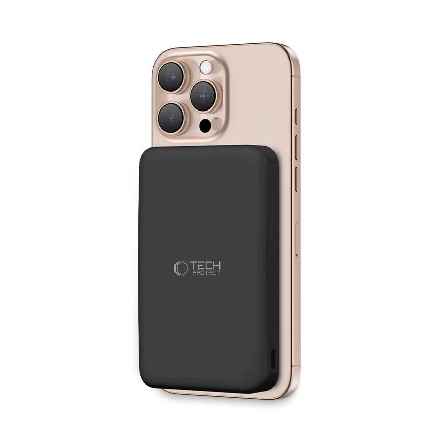 TECH-PROTECT PB24 LIFEMAG QI2 MAGSAFE POWER BANK 10000MAH BLACK