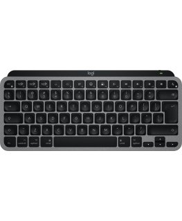 Logitech MX Keys Mini For Mac клавиатура Дом/офис Bluetooth QWERTY Международный американский стандарт Черный, Серый