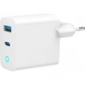 Dudao A26T GaN 25W USB-A, USB-C Charger - White Dudao A26T GaN 25W USB-A, USB-C Charger - White
