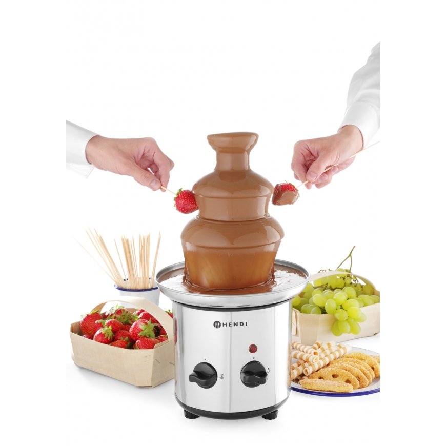 Hendi 274101 šokolaadipurskkaev Roostevaba teras 170 W 1,5 kg – 2