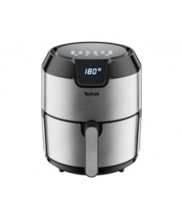 Tefal Easy Fry EY401D Single 4.2 L Stand-alone 1500 W Hot air fryer Black, Stainless steel