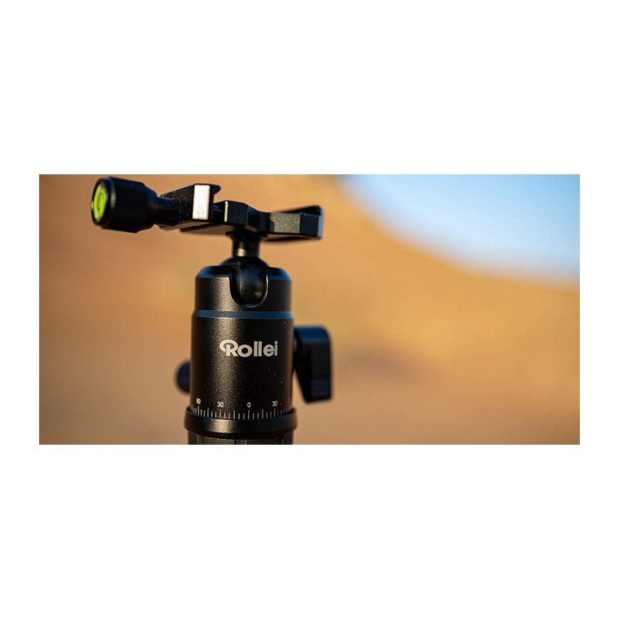 Rollei Compact Traveler No. 1 Carbon штатив Цифровая/пленочная камера 3 ножка(и) Черный, Оранжевый – 3