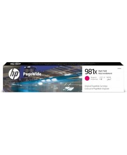 HP 981X riittoisa magenta alkuperäinen PageWide -kasetti