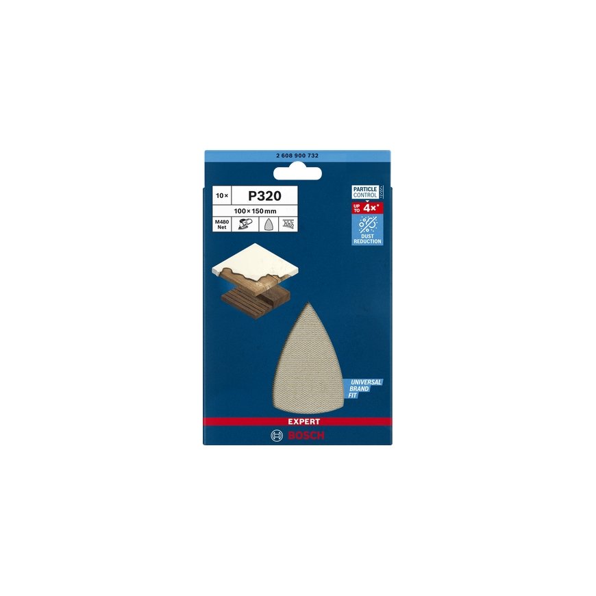 Bosch Expert M480 10 vnt Šlifavimo tinklelis – 2
