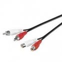 Microconnect AUDCH2 аудио кабель 1,5 m 2 x RCA Черный Microconnect AUDCH2 аудио кабель 1,5 m 2 x RCA Черный