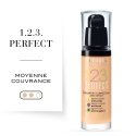 Bourjois 123 Perfect 30 ml Pudele ar dozētāju Šķidrs/Šķidrums 54 Beige
