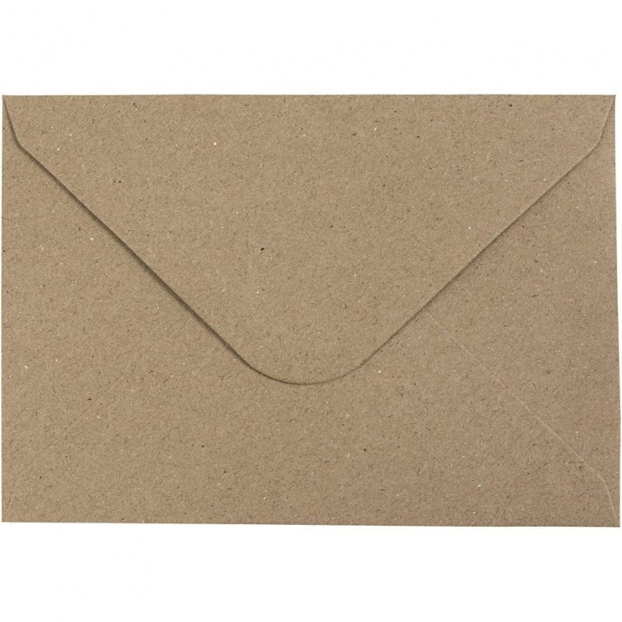 Creativ Company 20530 ümbrik C6 (114 x 162 mm) Naturaalne 50 tk