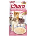 CIAO Churu Tuna with Salmon Recipe Kaķis Kārums Lasis, Tuncis 14 g CIAO Churu Tuna with Salmon Recipe Kaķis Kārums Lasis, Tuncis 14 g