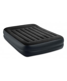 Intex 64124ND piepūšamais matracis Divkārtu matracis Tumši zils Abiem dzimumiem