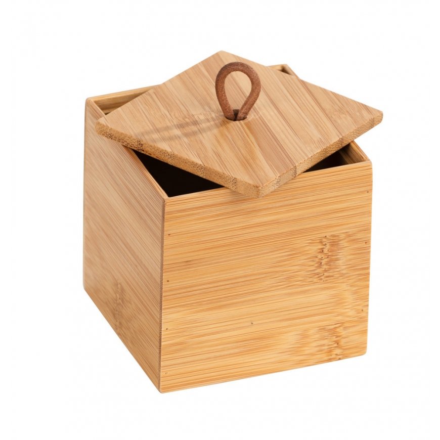 WENKO 23922100 saugojimo dėžė Dėžė daiktams Kvadratas Bamboo – 2