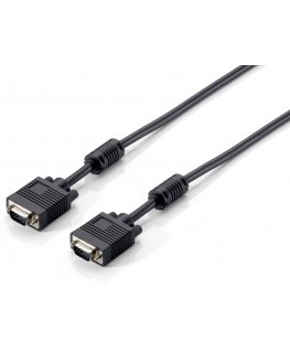 Equip 118814 VGA кабель 10 m VGA (D-Sub) Черный